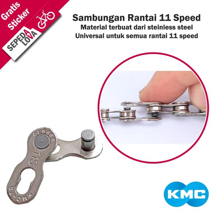 Gambar Sambungan Rantai Sepeda Chain Join Rante Universal 11 Speed dari Sepedalova Kota Serang Tokopedia