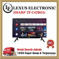 Gambar SHARP LED TV 42 INCH | 2T-C42BG1I | 42BG1 | 42BG | C42BG1 | ANDROID TV dari lexus electronic mall Kota Bogor 1 Tokopedia