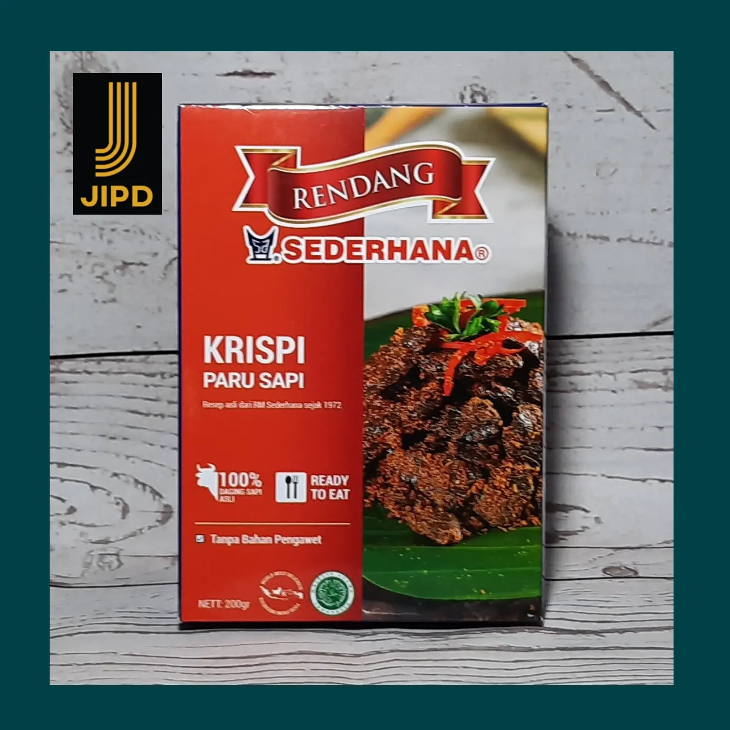 Rendang Krispi Daging Paru Sederhana Halal 119
