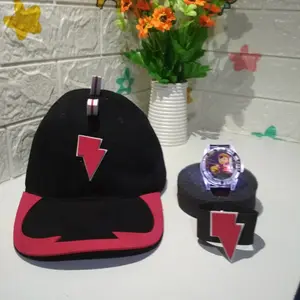 Topi boboiboy halilintar +jam tangan boboiboy murah