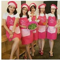Gambar Apron / celemek dan topi koki kombinasi Renda - Fuschia dari hadriancollectionstore Kota Administrasi Jakarta Barat 3 Tokopedia