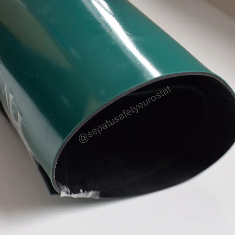 Karpet meja ESD Green Table Mat Anti Static Floor Carpet ESD 1mx1mx2mm 1