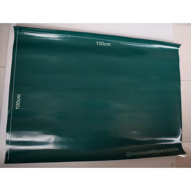 Karpet meja ESD Green Table Mat Anti Static Floor Carpet ESD 1mx1mx2mm 0