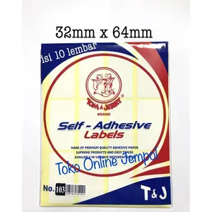 32x64mm no.103 Label Tom and Jerry stiker undangan Tom n ATK1027TJ