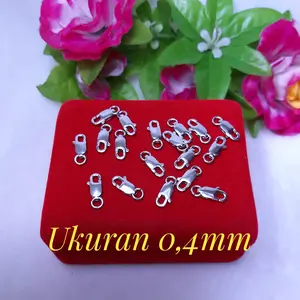 Kokot cantelan kalung dan gelang perak silver 925.
