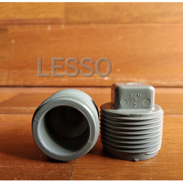 Jual Plug PVC Lesso 3/4