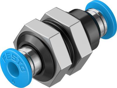 Gambar PUSH IN BULK HEAD CONNECTOR 3MM QSS-4 dari INVALTECH Kota Administrasi Jakarta Barat Tokopedia