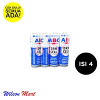 Gambar ABC BATERAI AA R6P ISI 4 PCS BATRE A2 dari Wilson Mart Kota Administrasi Jakarta Barat 1 Tokopedia