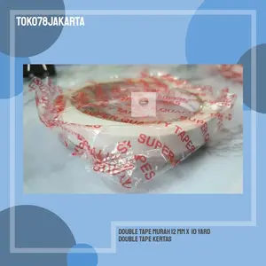 Double Tape MURAH 12mm x 10yard Doubletape Kertas