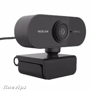 Webcam 1080P Ful HD PC Camera Autofocus Zoom Meeting Rotatable Diputar