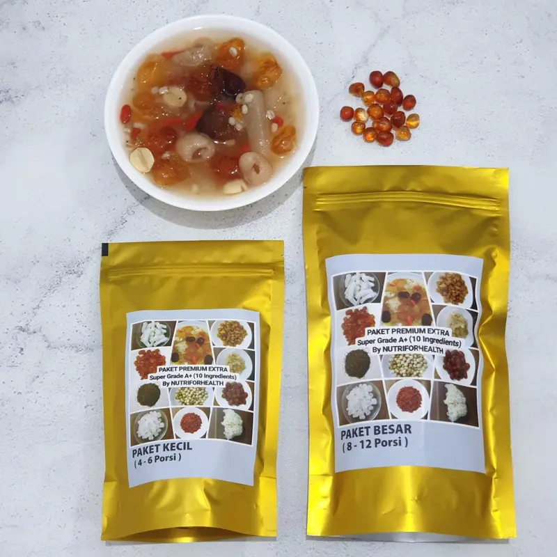 (Kecil) Paket Premium 10 bahan Peach Gum Grade A+ 1