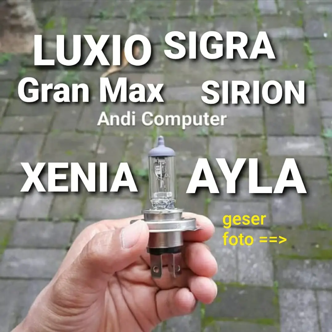 Lampu Mobil OSRAM H4 Xenia Ayla Sigra Sirion Granmax Luxio 1pcs