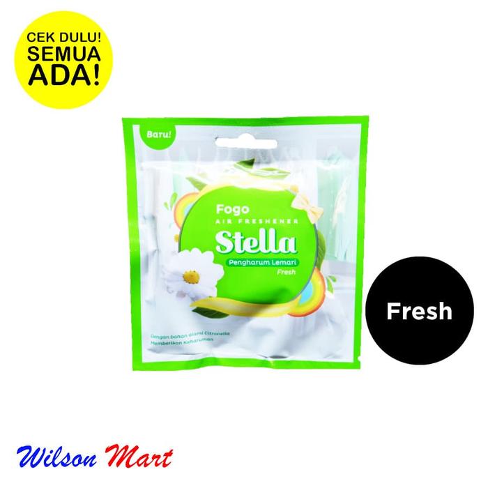 Gambar STELLA FOGO AIR FRESHNER FRESH PENGHARUM LEMARI 30 GRAM dari Wilson Mart Kota Administrasi Jakarta Barat Tokopedia