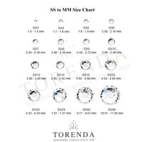 Gambar 144 PCS Torenda Rhodium Payet Jahit Montes 20SS - Fuchsia - 12ss dari Torenda Kota Administrasi Jakarta Pusat 5 Tokopedia