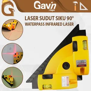 Laser Siku Sudut Garis Meteran Waterpass Angle Laser Level 90 Derajat