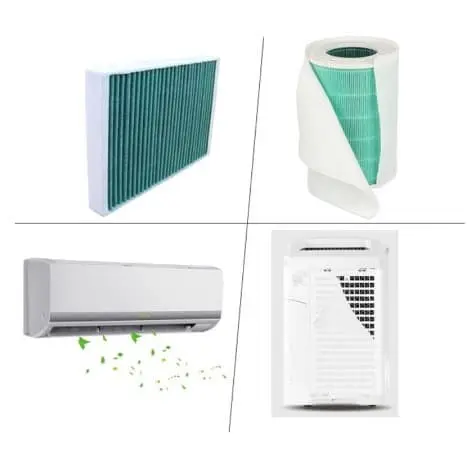 Filter Hepa lembaran PM 2.5 68x30cm utk Air purifier,AC,Vaccum cleaner 1