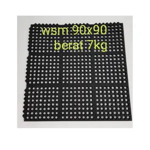 Keset Karpet Karet Anti Slip Kamar Mandi 90 x 90 cm wsm