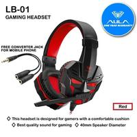 Gambar AULA LB01 Prime Headset Gaming with Mic - Biru dari specialdealshop Kota Administrasi Jakarta Pusat 1 Tokopedia