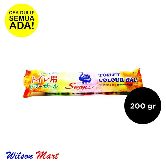 Gambar SWAN TOILET COLOUR BALL KAMPER WARNA ISI 5 200 GRAM dari Wilson Mart Kota Administrasi Jakarta Barat Tokopedia