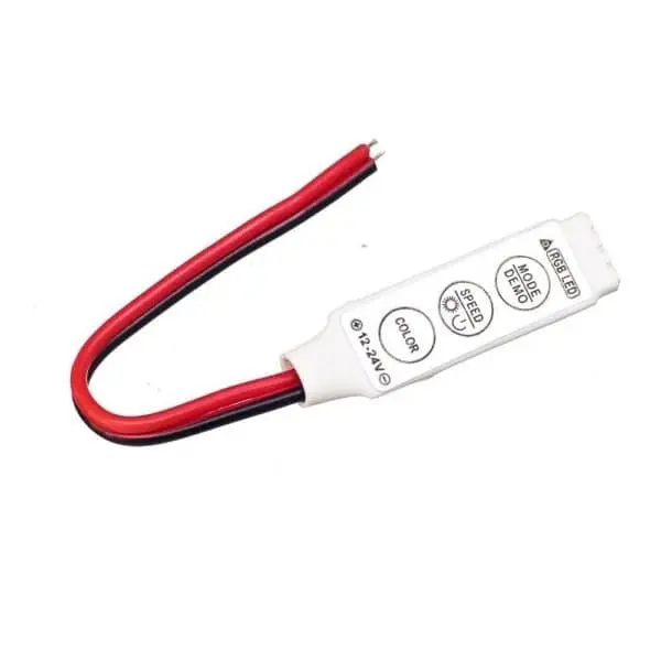 Mini RGB Color LED Controller Brightness LED 5050 3528 Mini Dimmer 12V