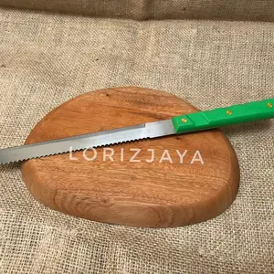 Pisau Roti Kue 2 Sisi Stainless Steel