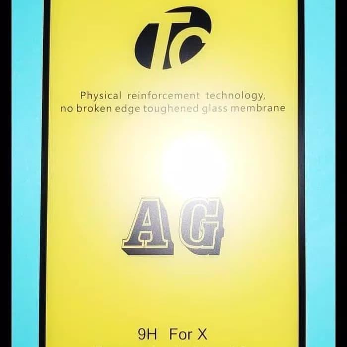 Gambar Iphone X / XS TemperedGlass Glare Anti Minyak Doff FullCover dari bms acc Kota Administrasi Jakarta Pusat Tokopedia