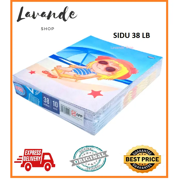 MURAH BUKU TULIS SIDU 1 PACK ISI 10 BUKU (1 BUKU TULIS ISI 38 LB)