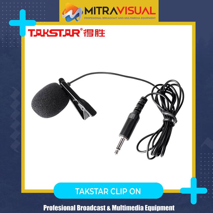 Gambar Takstar TCM-340 Lavalier Microphones dari Mitra Visual Store_NEW Kota Surabaya Tokopedia