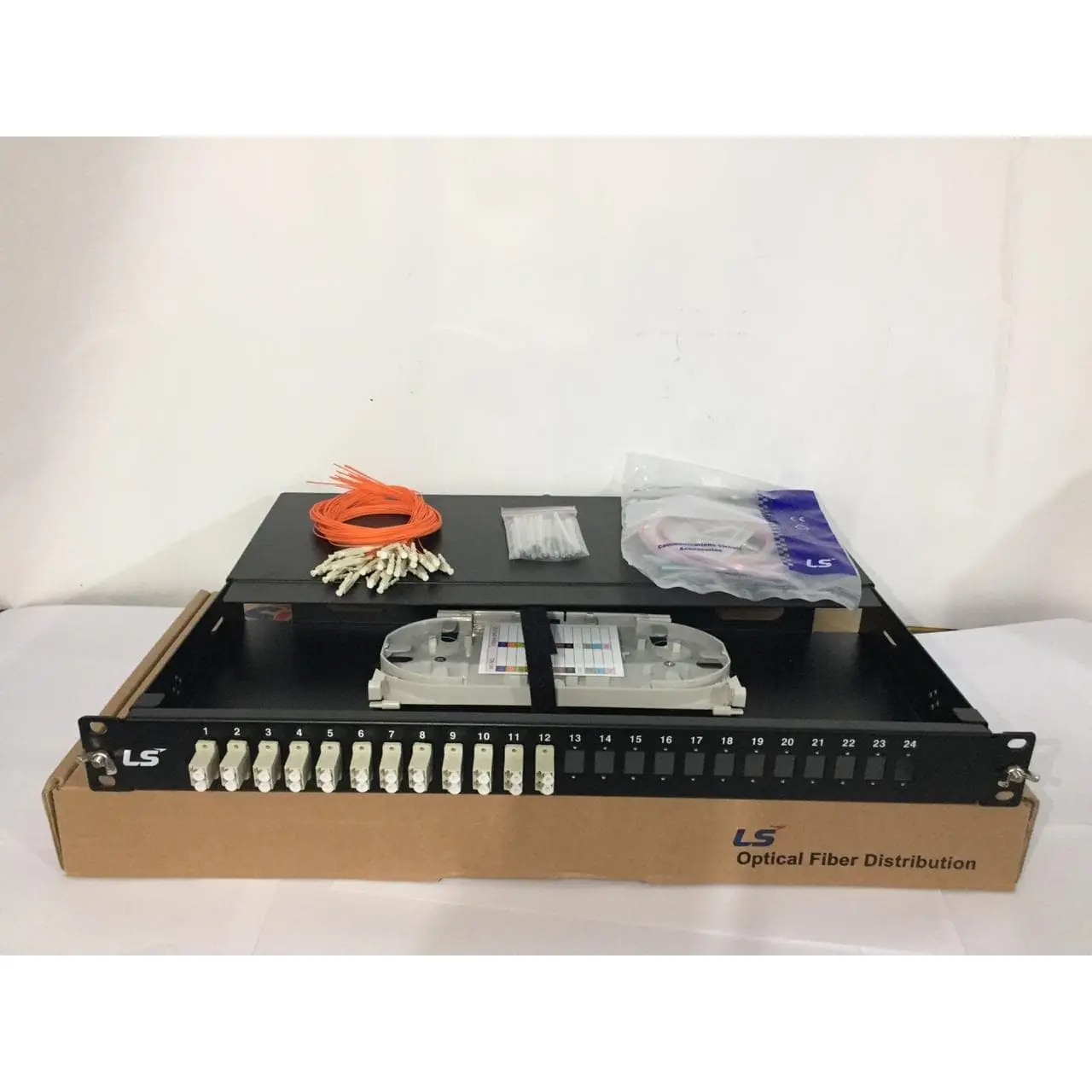LS OTB 24 port LC multimode duplex /LS Fiber panel / LS FDF + pigtail