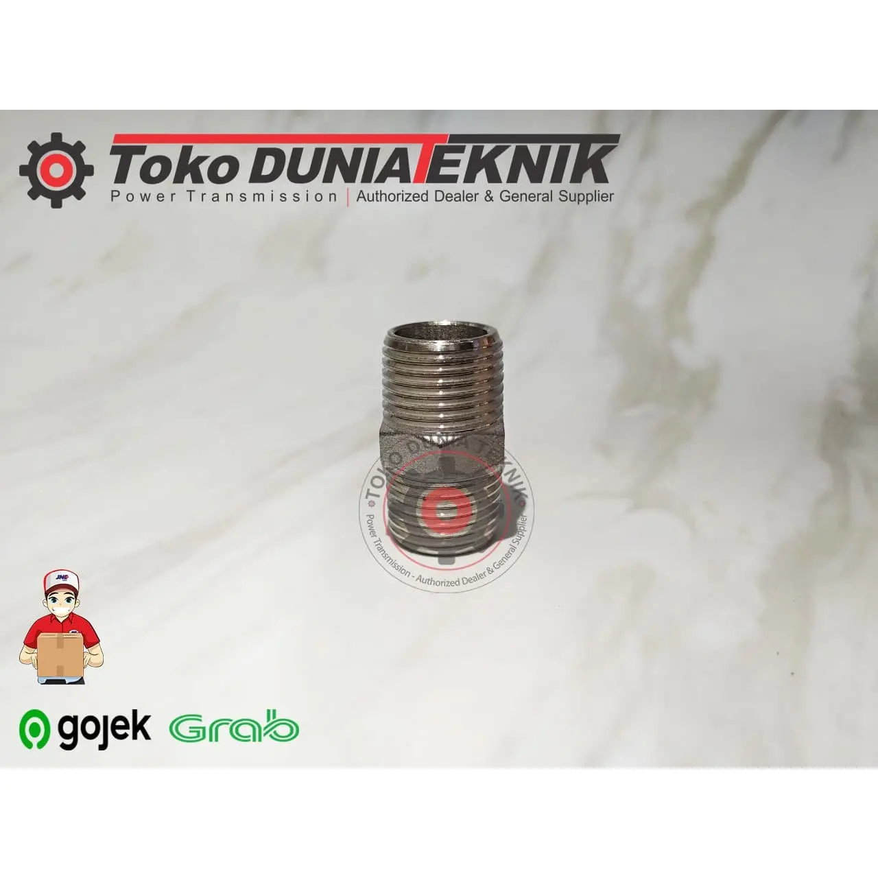 1-1/2" DOUBLE NEPPLE/ CONNECTION DRAT LUAR TERMURAH GALVANIS
