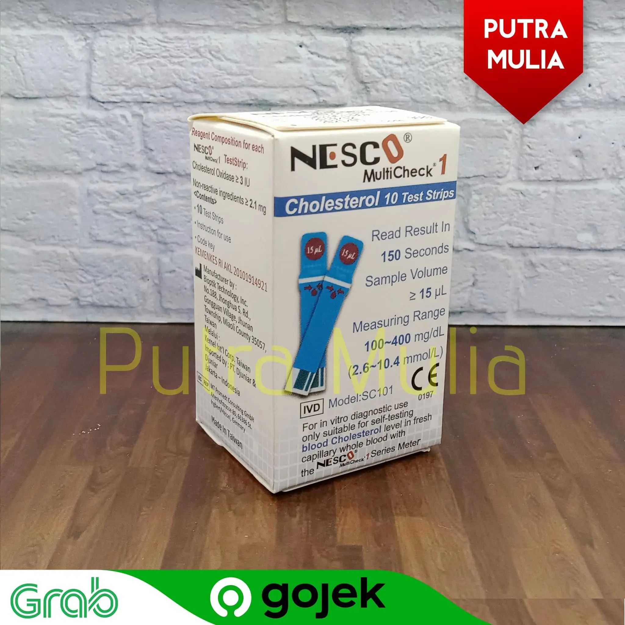 Nesco Cholesterol Kolesterol strip isi 10
