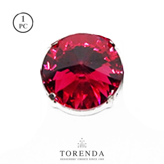 Gambar Torenda Cangkang Ceko Payet Kristal Jahit Bulat 18mm (Fuchisa)/pcs dari Torenda Kota Administrasi Jakarta Pusat Tokopedia