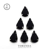 Gambar Torenda Cangkrang Payet Kristal Jahit Tetes 8x13mm Hitam (Jet) /pcs dari Torenda Kota Administrasi Jakarta Pusat 5 Tokopedia