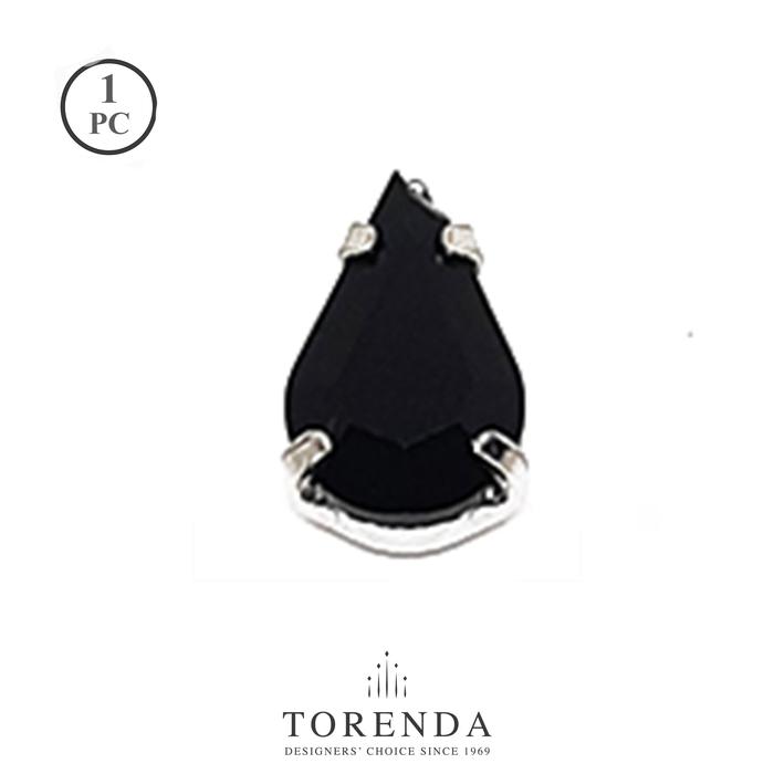 Gambar Torenda Cangkrang Payet Kristal Jahit Tetes 8x13mm Hitam (Jet) /pcs dari Torenda Kota Administrasi Jakarta Pusat Tokopedia