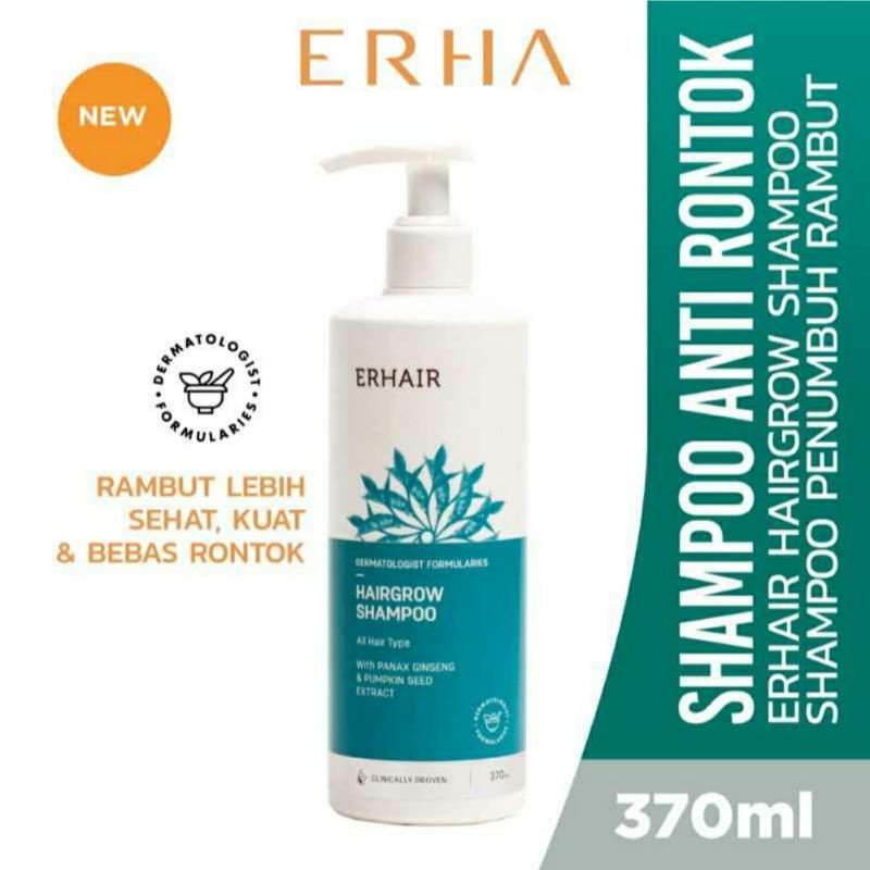 Erha HairGrow Shampoo 370ml Erhair Hair Grow 370 Ml Rambut Rontok 1