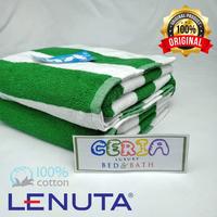 Gambar Handuk Jumbo Pantai Dewasa Lenuta NST 90x150 cm Hijau Stripe Putih dari Butik Ceria_NEW Kota Tangerang Selatan 4 Tokopedia