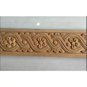 Ornamen Lis ukir tambang ornamen kayu jati ukiran halus model melati