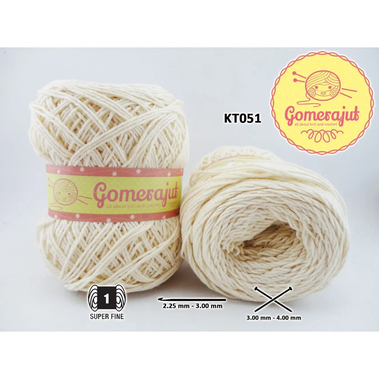 Benang Rajut Katun Polos Seruni-KT051