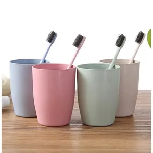 AGB - AGG82 Gelas Multifungsi Sikat Gigi Gelas wheat straw Jerami