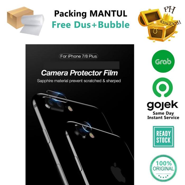 Gambar Tempered Glass Camera Kamera - iPhone 7 - 7 Plus - 8 - 8 Plus - iPhone 7 Plus dari PH-KINGDOM Kota Administrasi Jakarta Barat Tokopedia