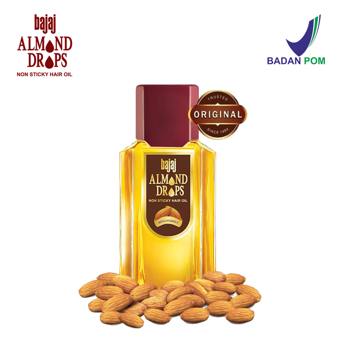 Gambar Bajaj Minyak Almond Hair Oil Drops / Vitamin E / Anti Rontok - 100ml dari Bajaj Almond Drops Kota Tangerang Tokopedia