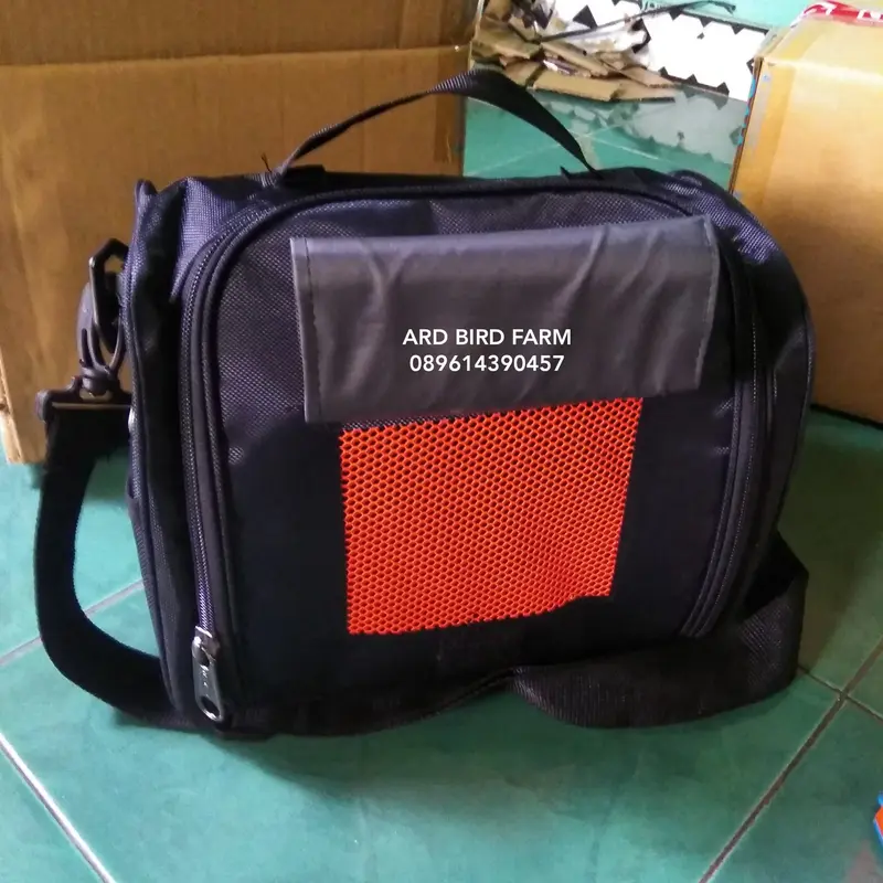Travel cage tas cod untulan tas travel burung lovebird hamster 1