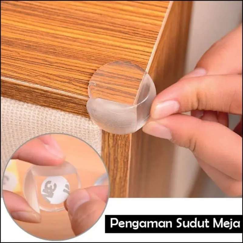 Pelindung Siku Meja / Sillicone Karet Siku Sudut Meja Tajam Silikon 0