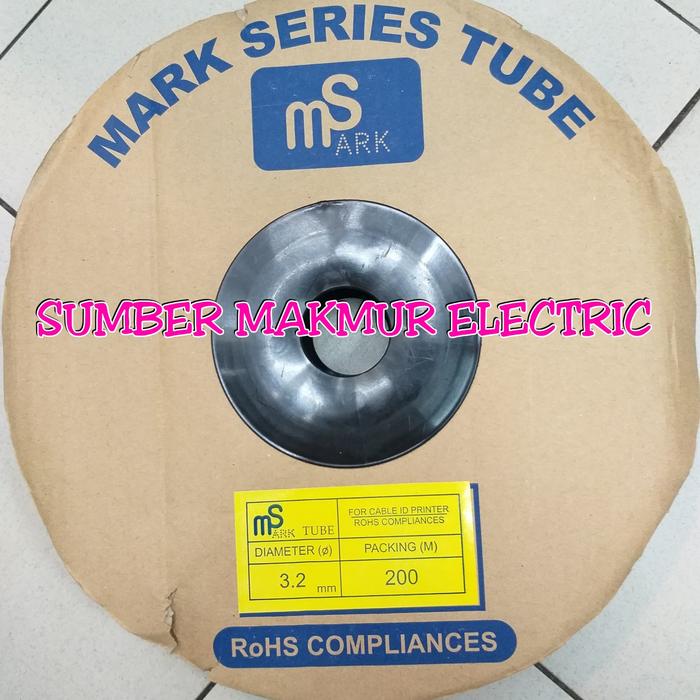 Gambar TUBE / TUBING MARKER 3,2mm (Untuk kabel 1,5mm) Merk MARK dari SUMBER MAKMUR ELECTRIC Kota Administrasi Jakarta Barat Tokopedia