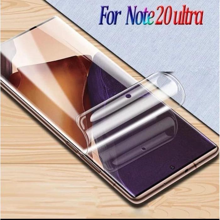 Gambar Samsung Note 20 Ultra Hydrogel Screen Protector Hydrogel Anti gores - Front dari bms acc Kota Administrasi Jakarta Pusat Tokopedia