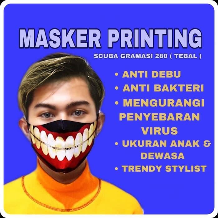 Masker Scuba Custom Satuan Desain Sesukamu - ANAK