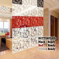 Gambar VINTAGE 3D BUTTERFLIES /TIRAI GANTUNG / PARTISI PENYEKAT RUANGAN - Hitam dari METHWALLSTICKER Kab. Bekasi 1 Tokopedia