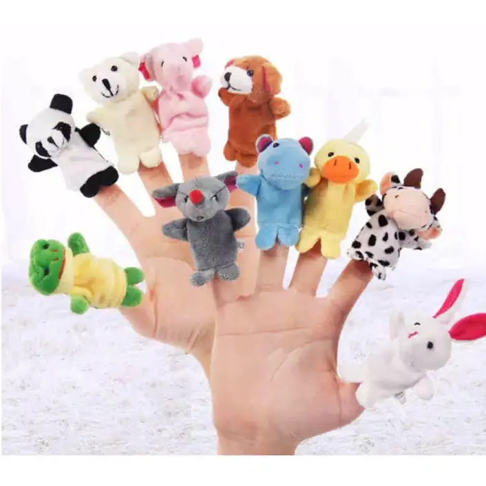 Mainan Anak Bayi Finger Puppet/Mainan Edukasi Boneka jari karakter