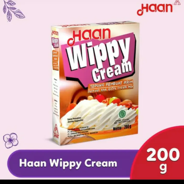 Haan wippy cream | whipping cream | whipped cream kemasan 200gr 0