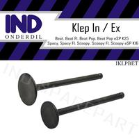 Gambar Klep In-Ex Payung-Valve Set Scoopy Lama-Old-FI-eSP K16 dari IND Onderdil Kota Bandung 1 Tokopedia